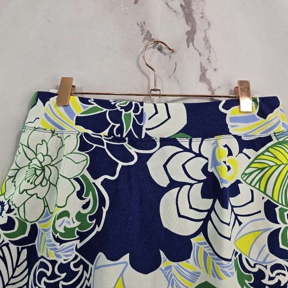 Title Nine Skirt Womens Small Blue White Stretch Mini Short Dream Lined Skort - Picture 7 of 11